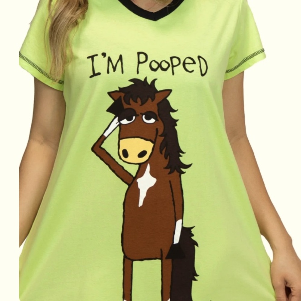 NWTS Pooped Lazy One Nightshirt